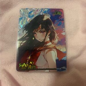 Japanese sailor moon card shiny sailor mars